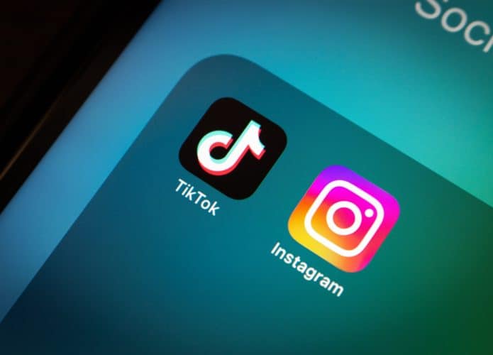 logos de tiktok e instagram