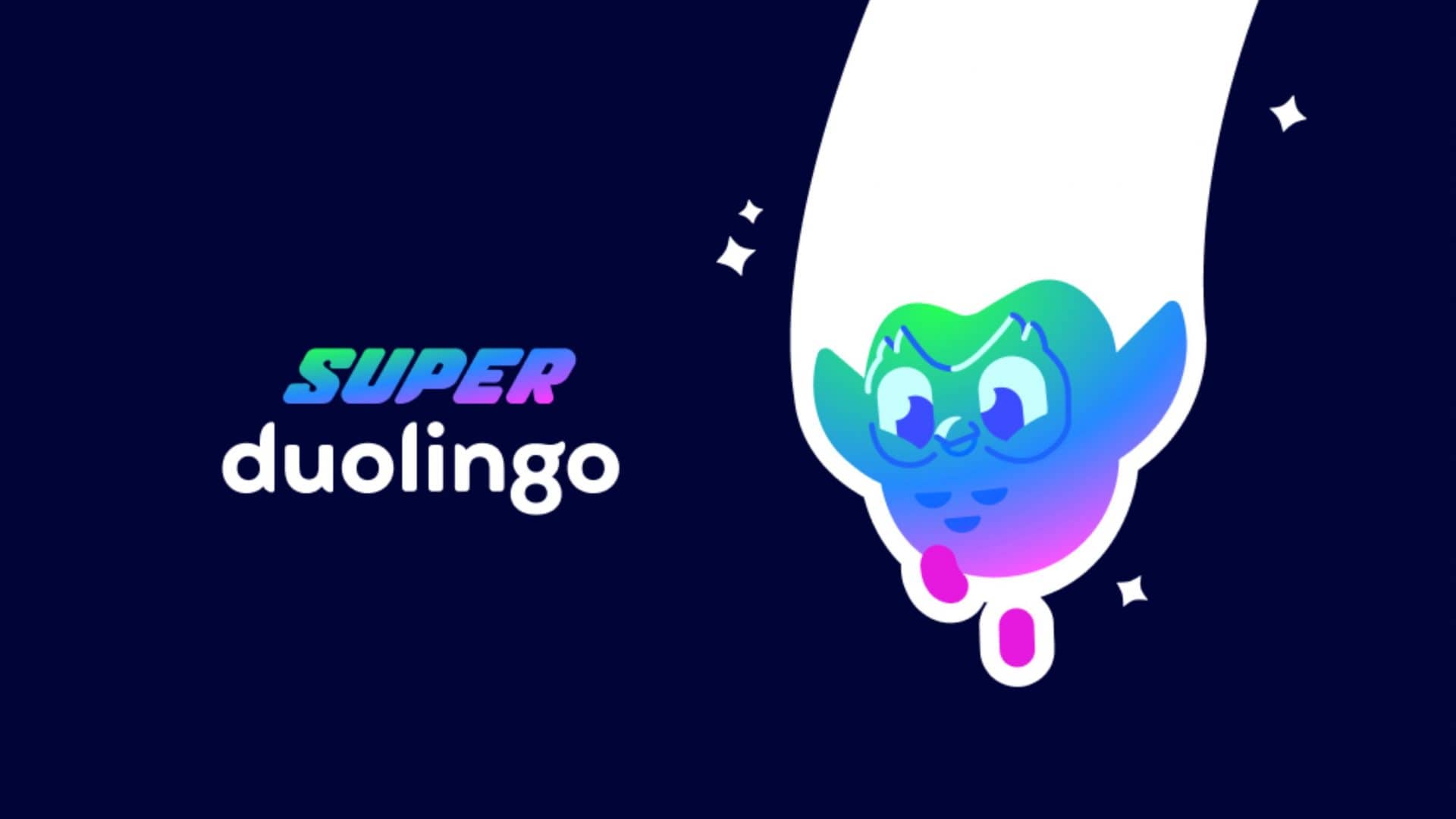 imagem do mascote do super duolingo