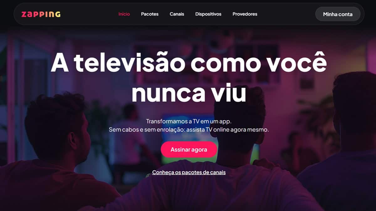 Zapping: assista à TV ao vivo no celular ou computador com esse streaming