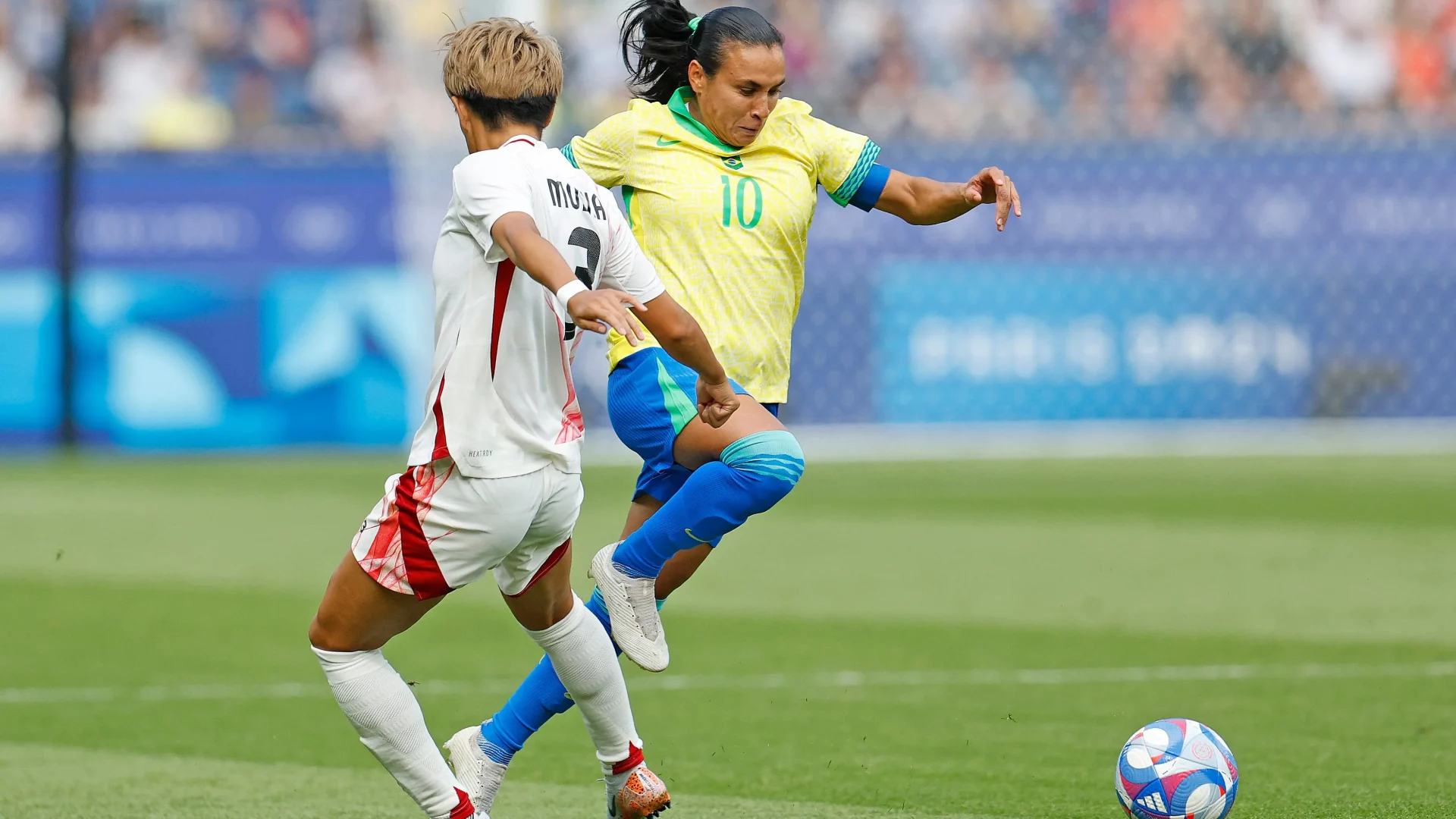 Marta, jogadora da seleção feminina do Brasil