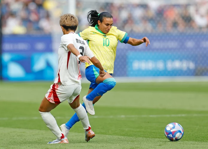 Marta, jogadora da seleção feminina do Brasil