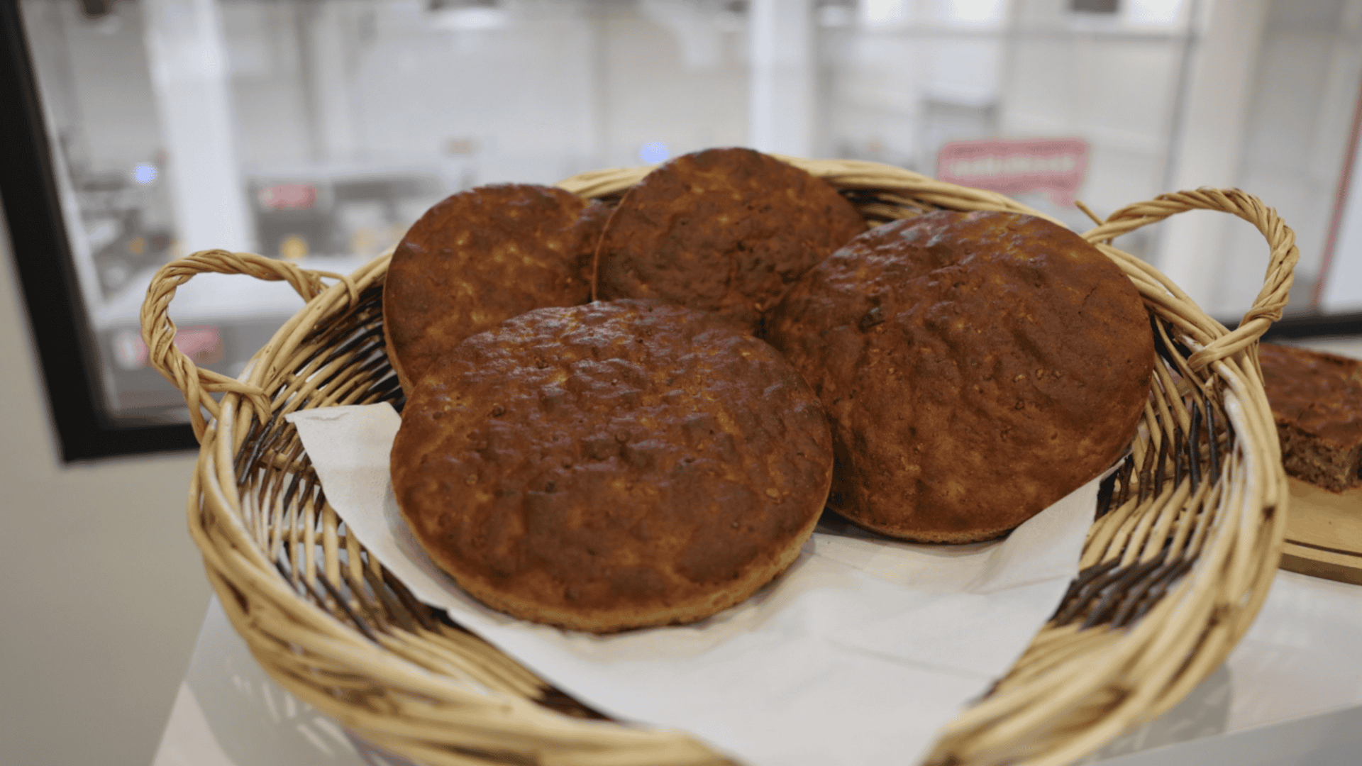 Pães em uma cesta