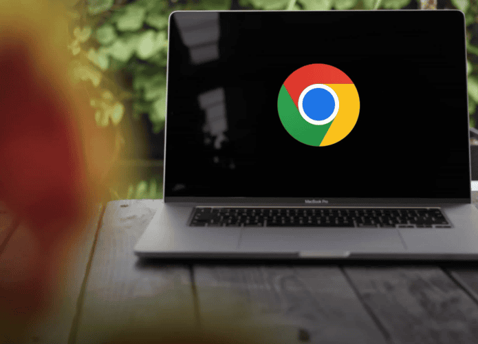 Computador com Google Chrome