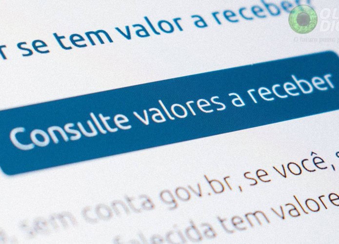 Botão para consultar dinheiro parado no site do Banco Central