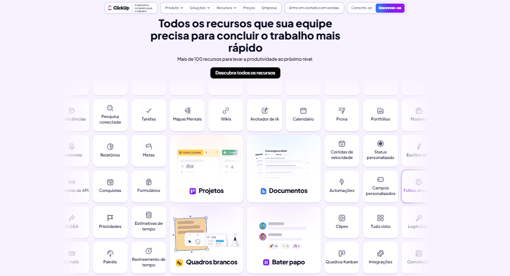 Funcionalidades ClickUp