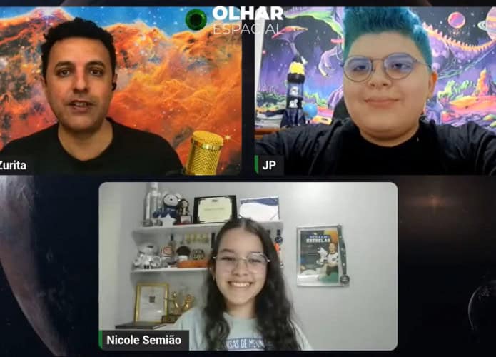 Garotos gênios JP Araújo e Nicolinha m entrevista ao Olhar Espacial