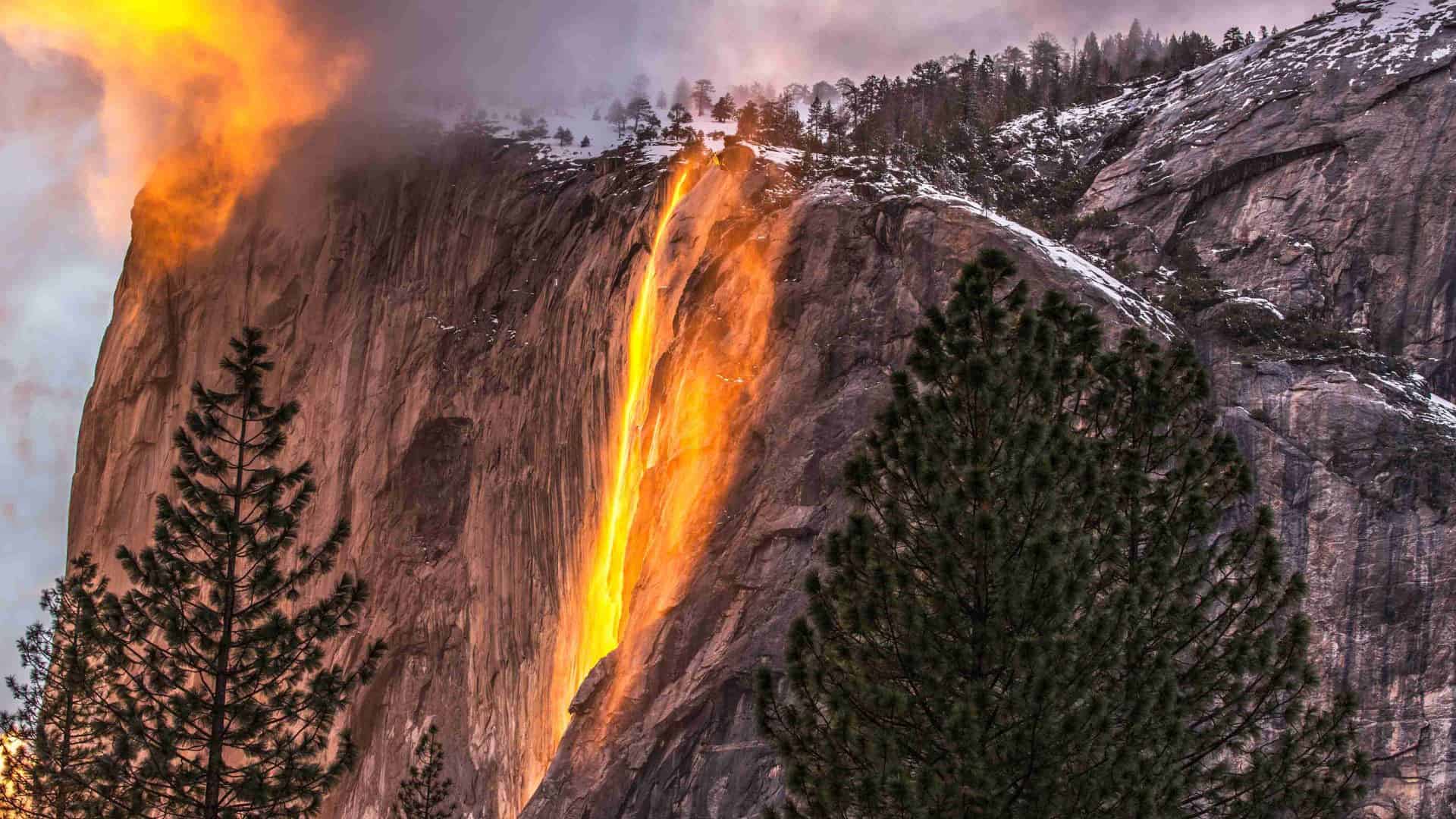Fenômeno faz a cascata 