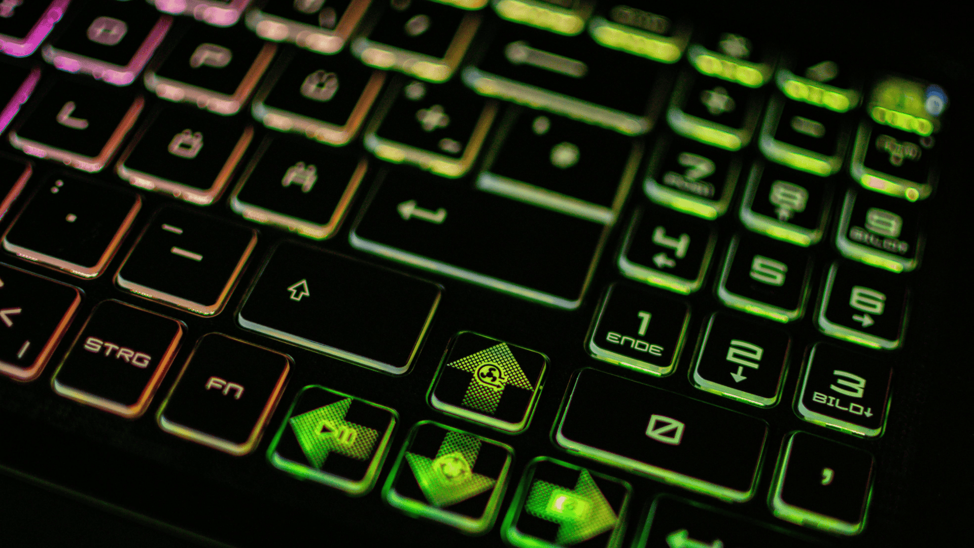 Imagem de um teclado magnético