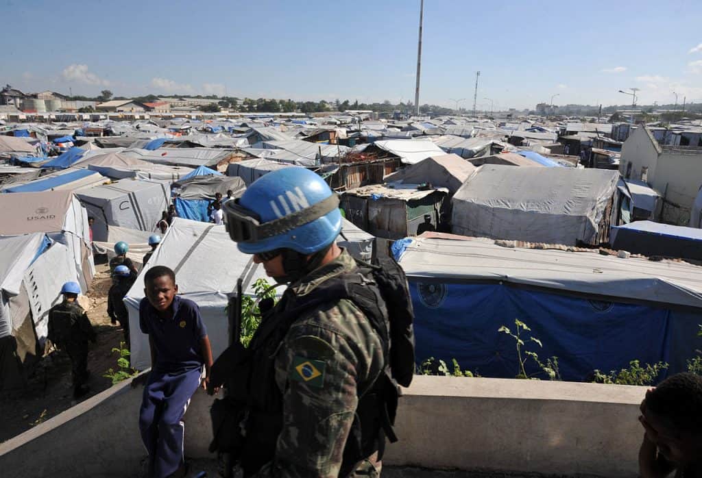 Brasil participou da MINUSTAH (Missão das Nações Unidas para a estabilização no Haiti)