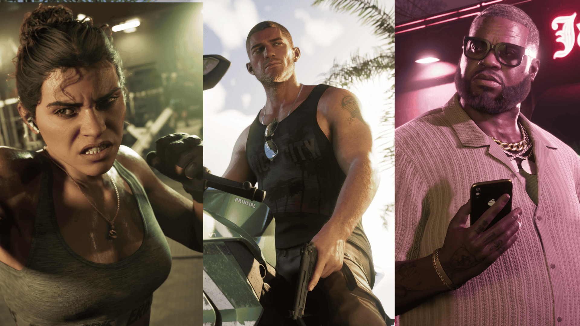 Lucia, Jason e Boobie, personagens são alguns dos 8 personagens já revelados do GTA 6