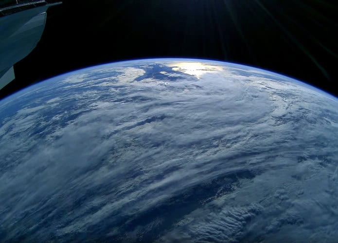 Terra vista do espaço Sen