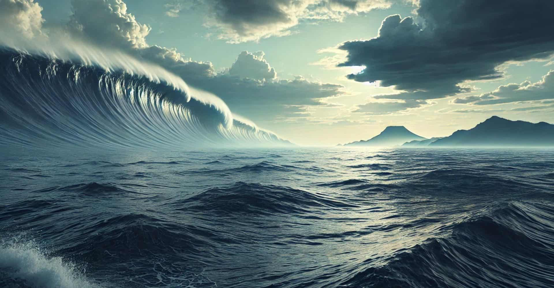 Simulação de um tsunami