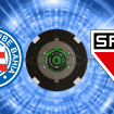 Escudos de Bahia e São Paulo
