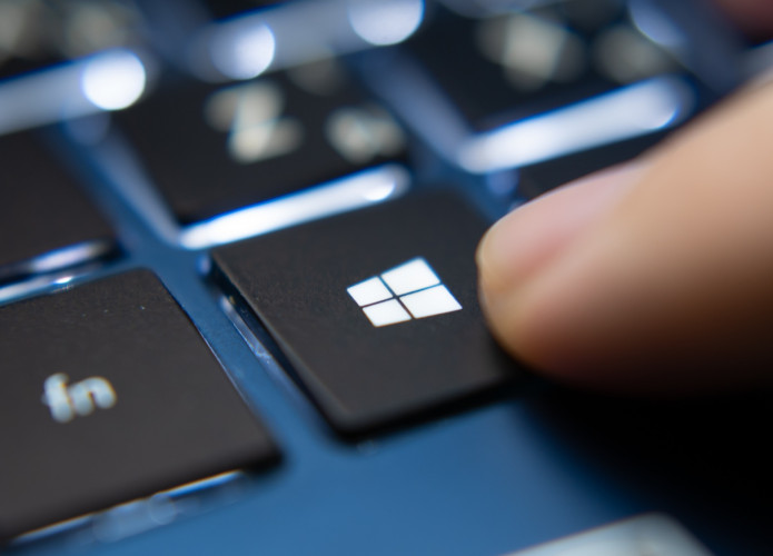 botão do windows no teclado
