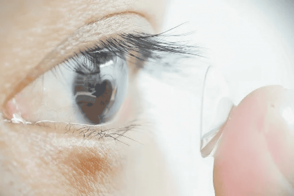 lentes de contato que enxergam infravermelho