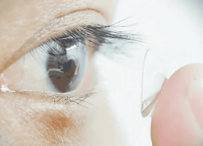 lentes de contato que enxergam infravermelho