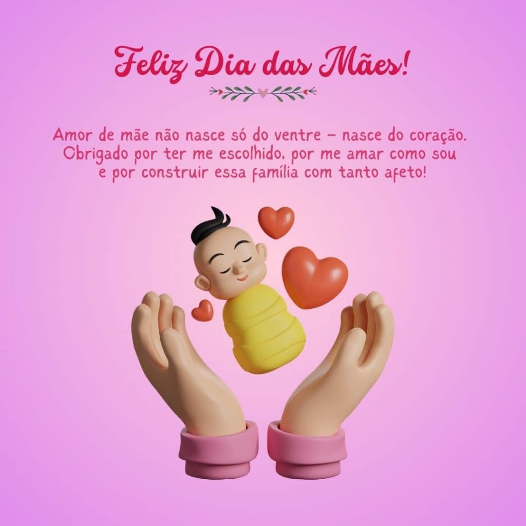 Mensagem de Feliz Dia das Mães 2025
