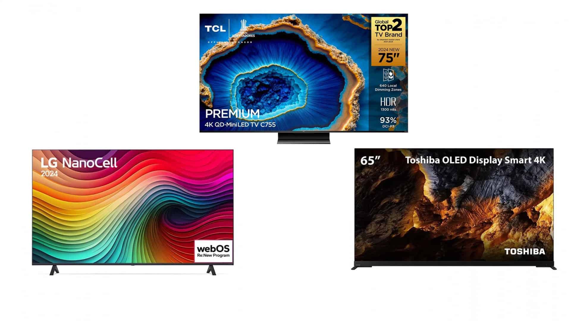Smart TVs em oferta