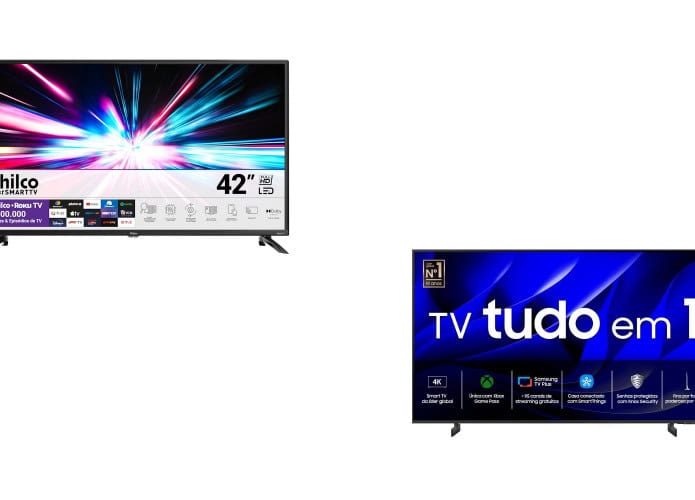 Smart TVs em oferta