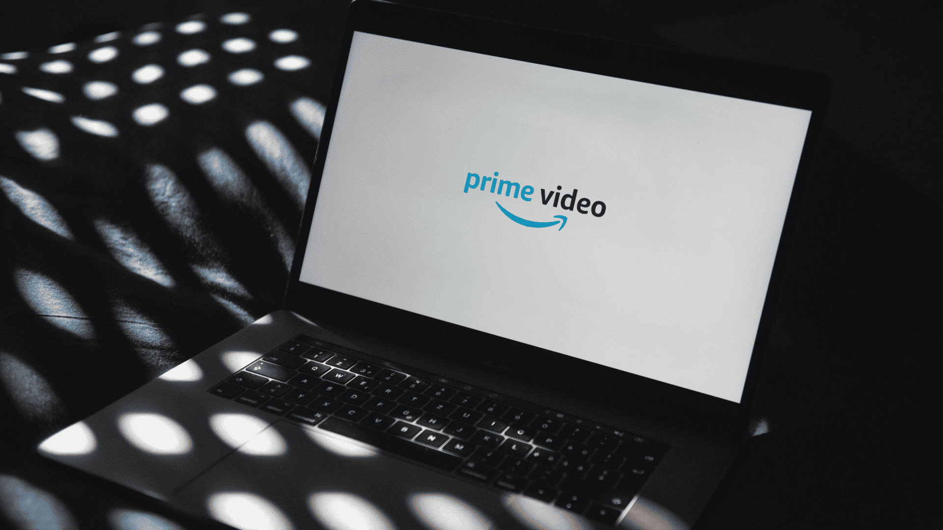 Software do Prime Video em exibição em um notebook