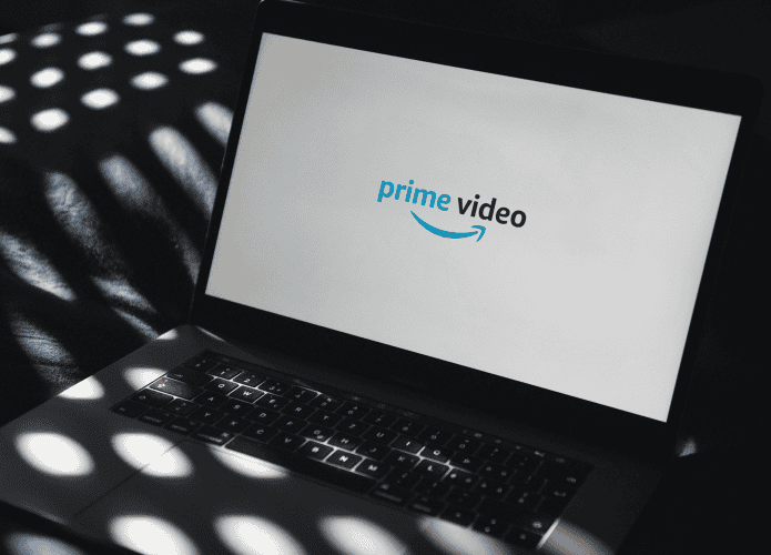 Software do Prime Video em exibição em um notebook