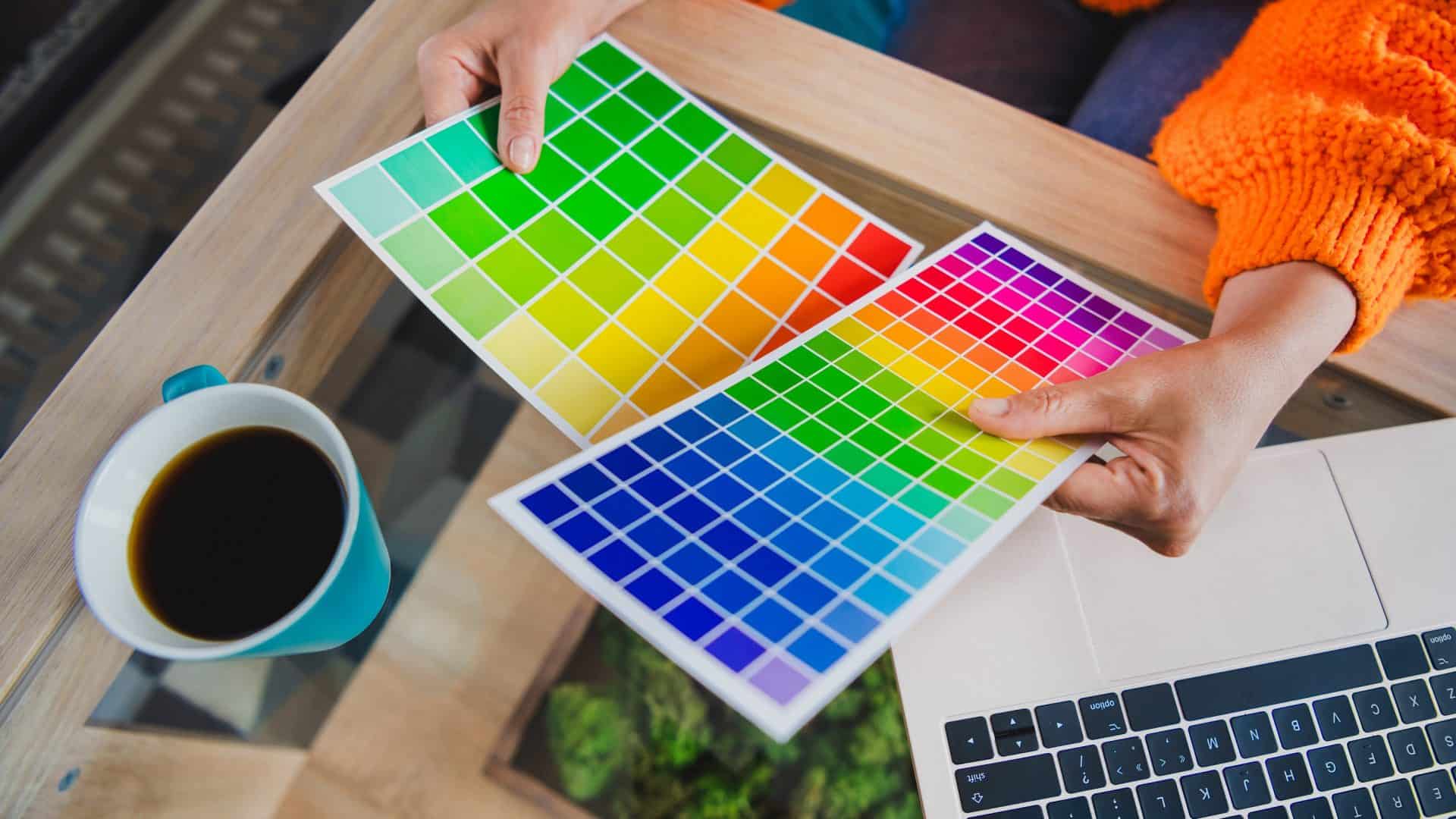 paleta de cores