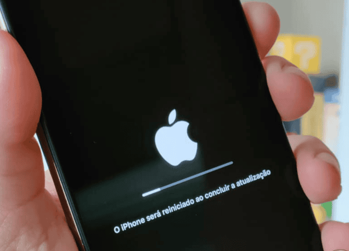 Atualização do iOS no iPhone