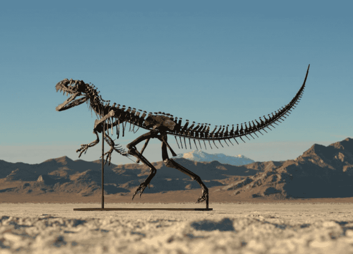 Fóssil completo de dinossauro