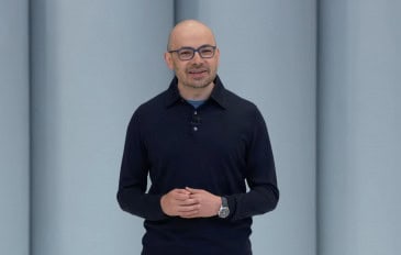 Demis Hassabis, do DeepMind, falando durante Google I/O de 2025