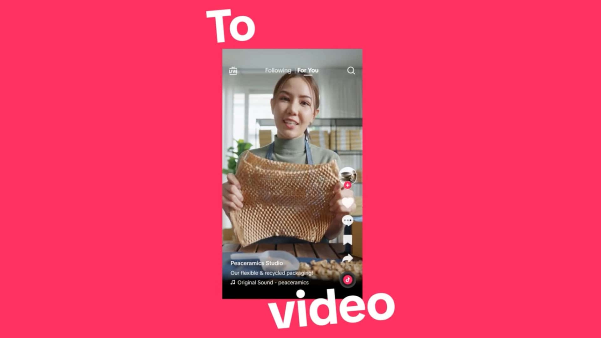 Captura de tela de anúncio do TikTok sobre avatares influencers criados com IA para anúncios