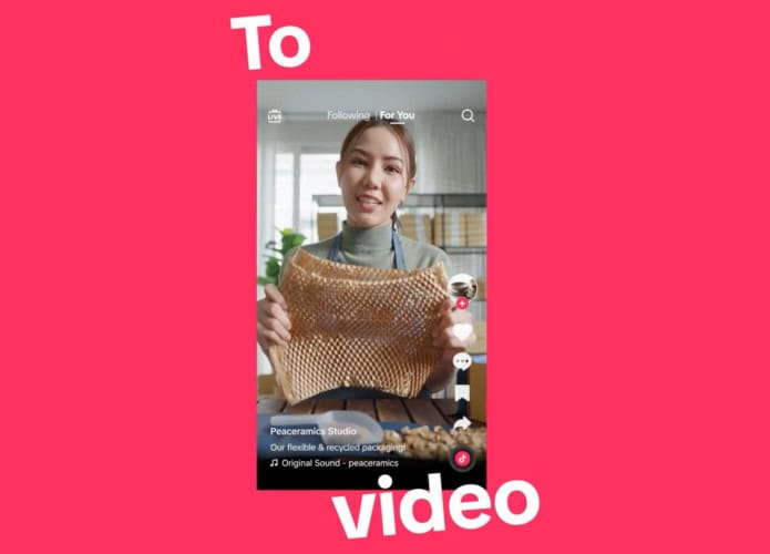 Captura de tela de anúncio do TikTok sobre avatares influencers criados com IA para anúncios
