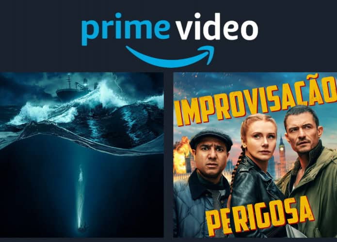 Montagem com pôsteres de Último Respiro e Improvisação Perigosa, dois entre os lançamentos da semana no Prime Video entre 9 e 15 de junho