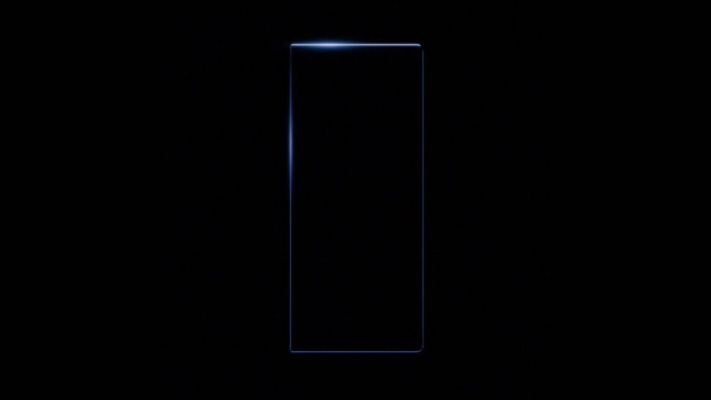 Frame de teaser sobre novo Galaxy Ultra dobrável