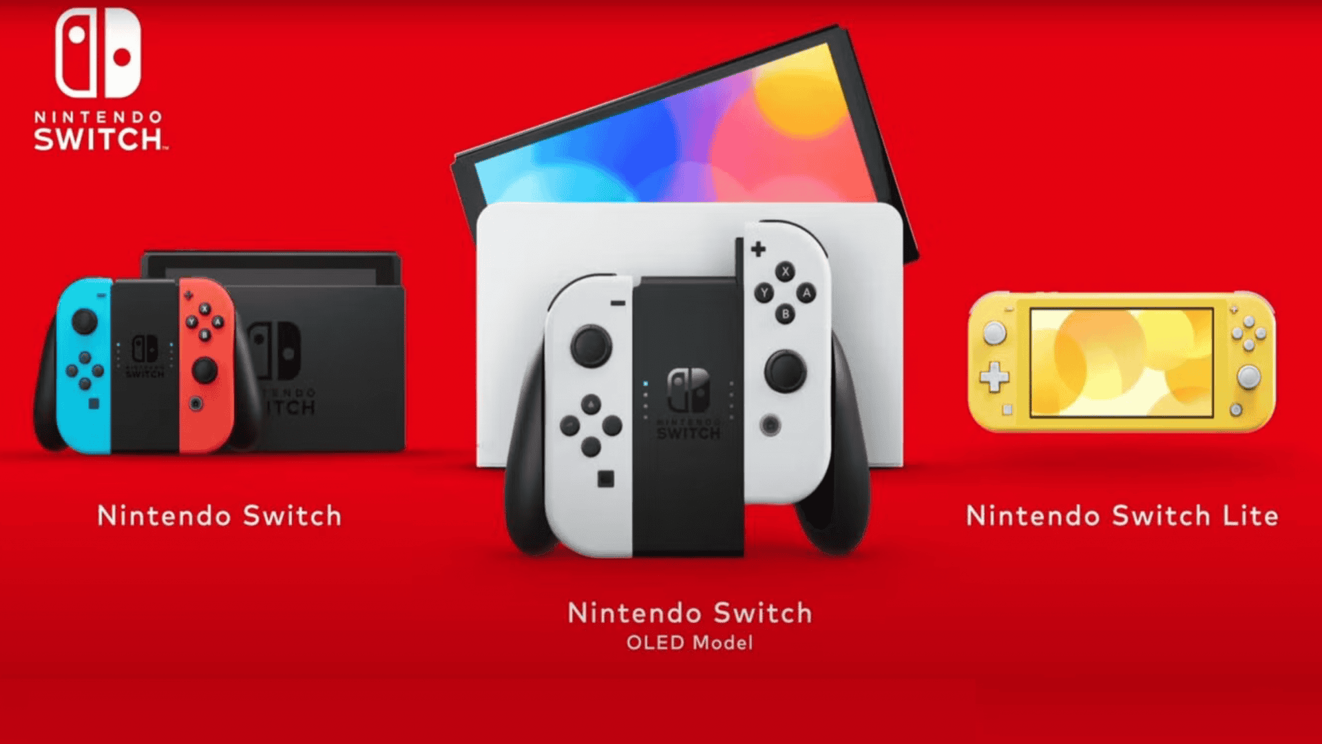 Modelos da primeira versão de Nintendo Switch