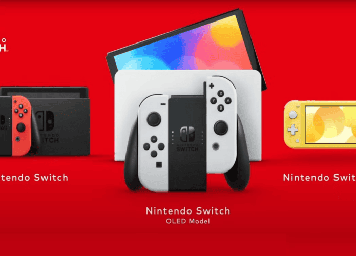 Modelos da primeira versão de Nintendo Switch