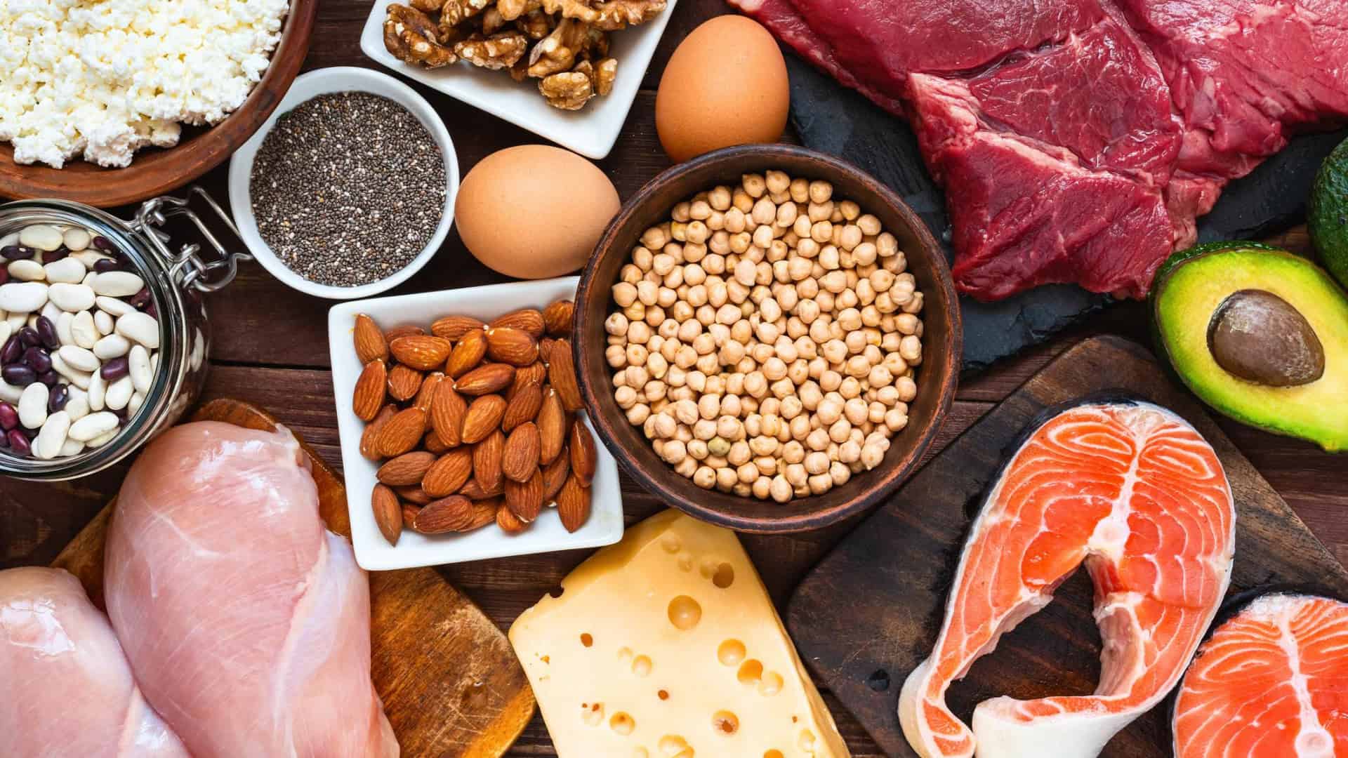 Alimentos ricos em proteína