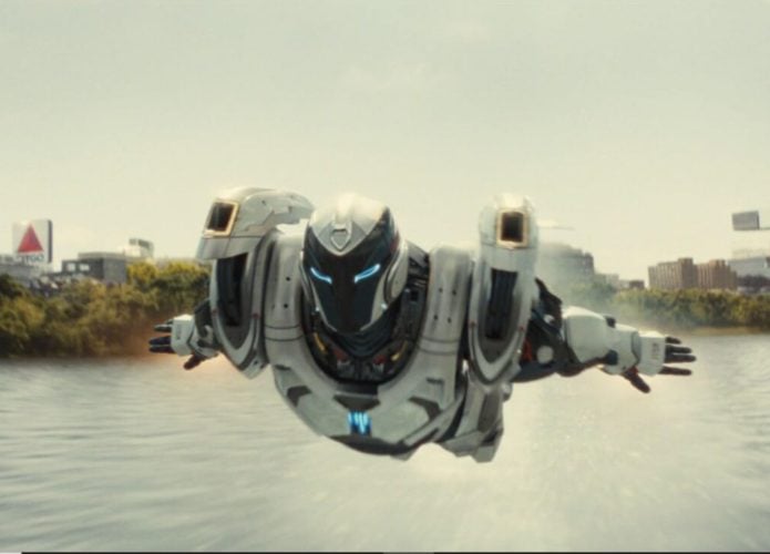 Ironheart armadura de feror voando