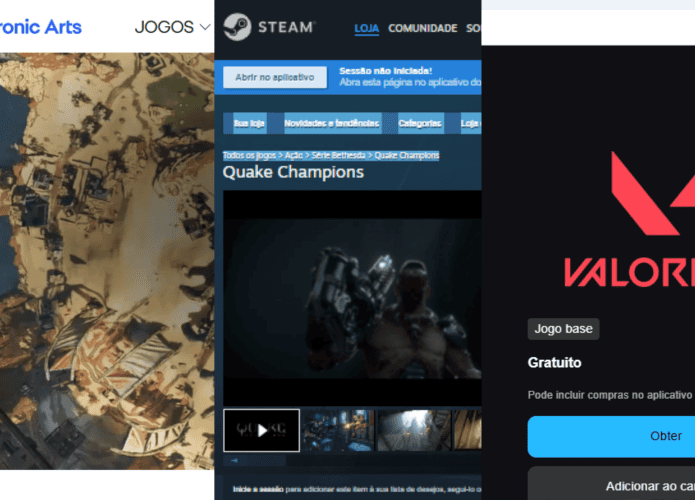 Sites que disponibilizam o jogos gratuitos