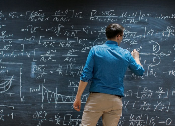 jovem gênio em matemática