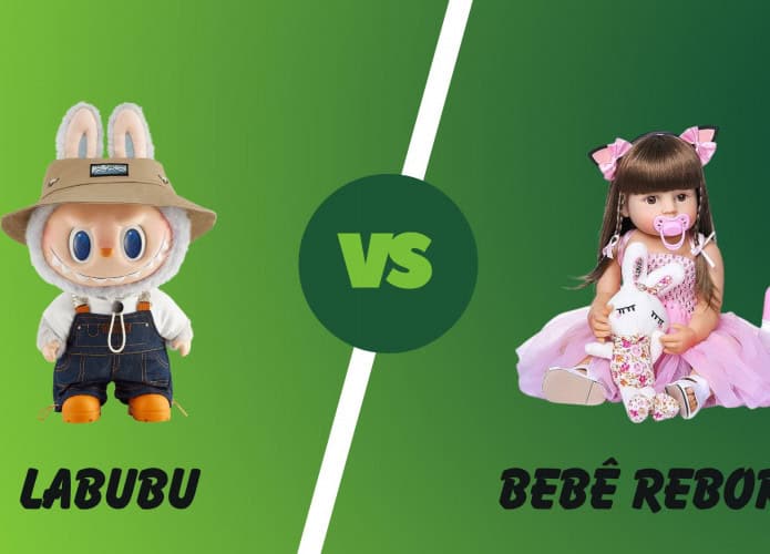 Labubu vs bebê reborn