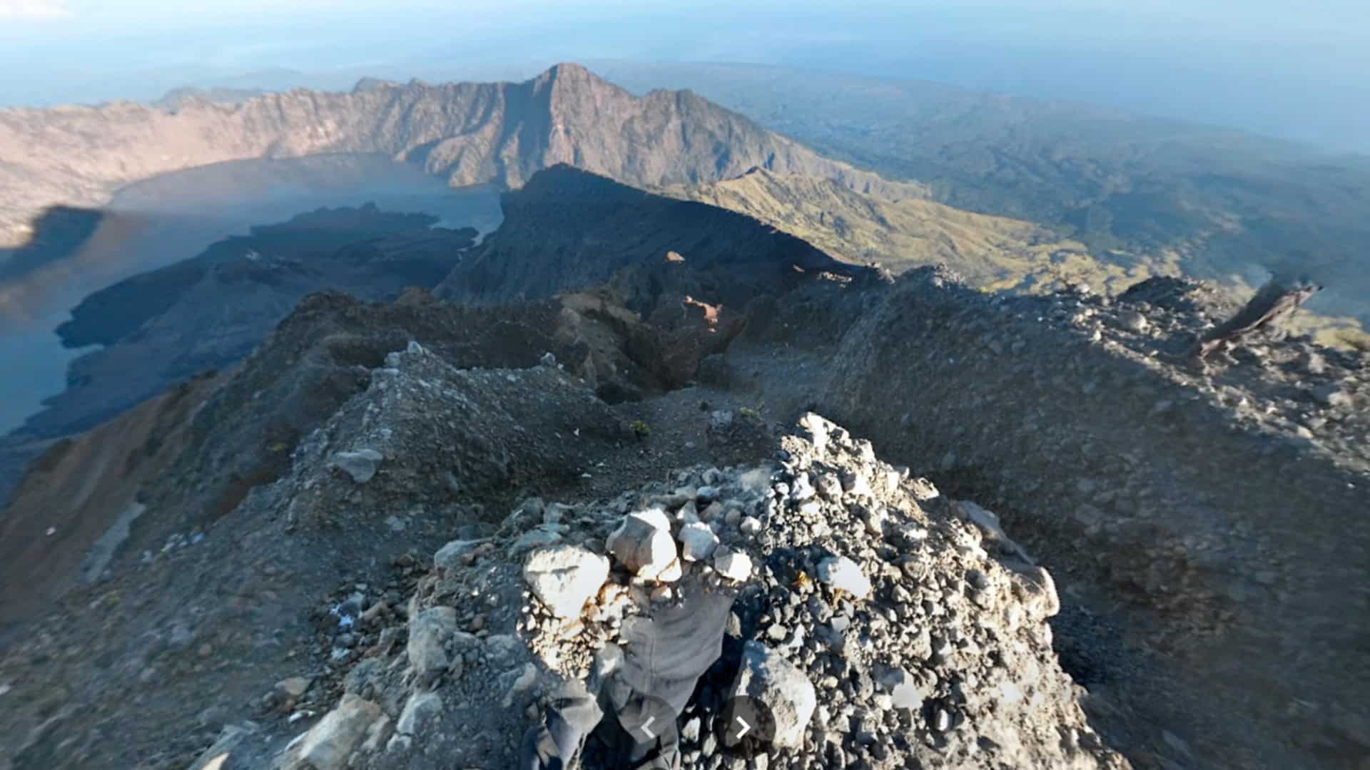 Monte Rinjani, na Indonésia