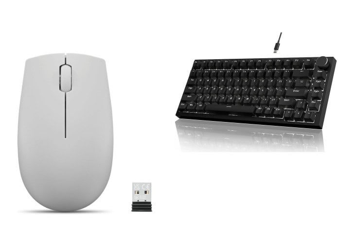 Teclados e mouses em oferta
