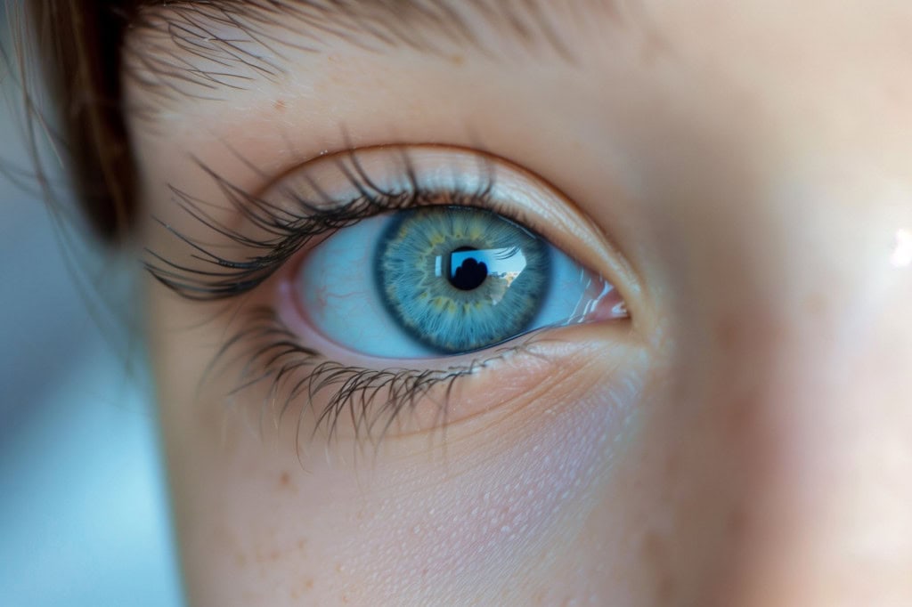 Existe mesmo “cara de Ana” ou “cara de João”? Estudo responde 8 Close-up da região dos olhos de uma criança olhando para a câmera.