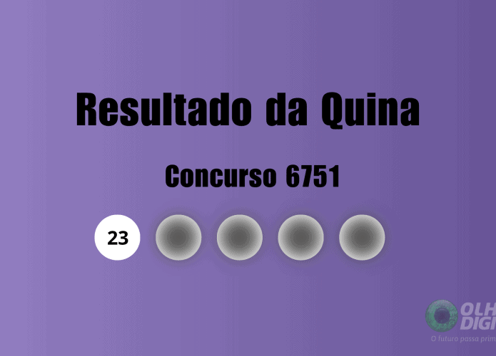 Resultado Quina sorteio 6751