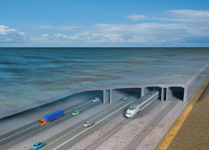 Túnel ligará Dinamarca e Alemanha