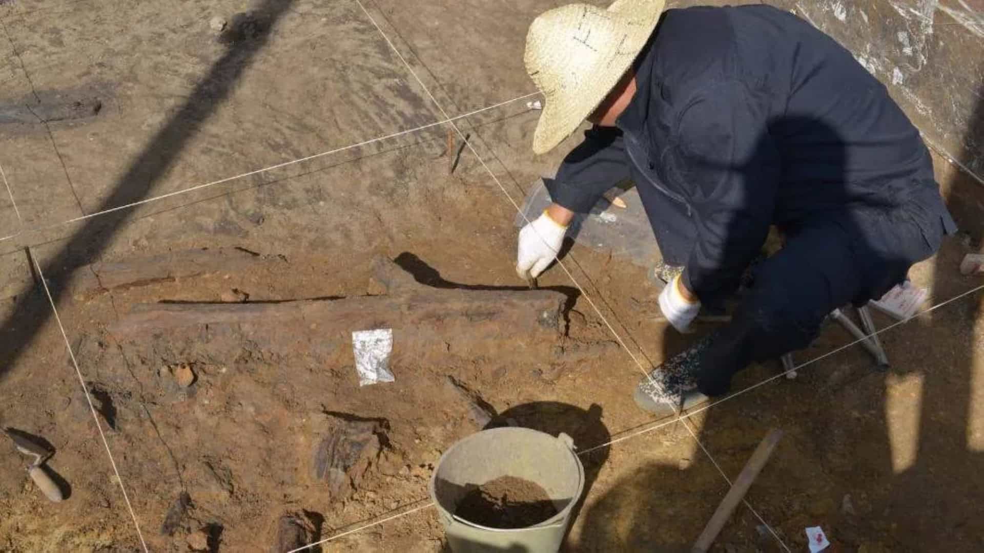 Artefatos de madeira de 300 mil anos encontrados na China