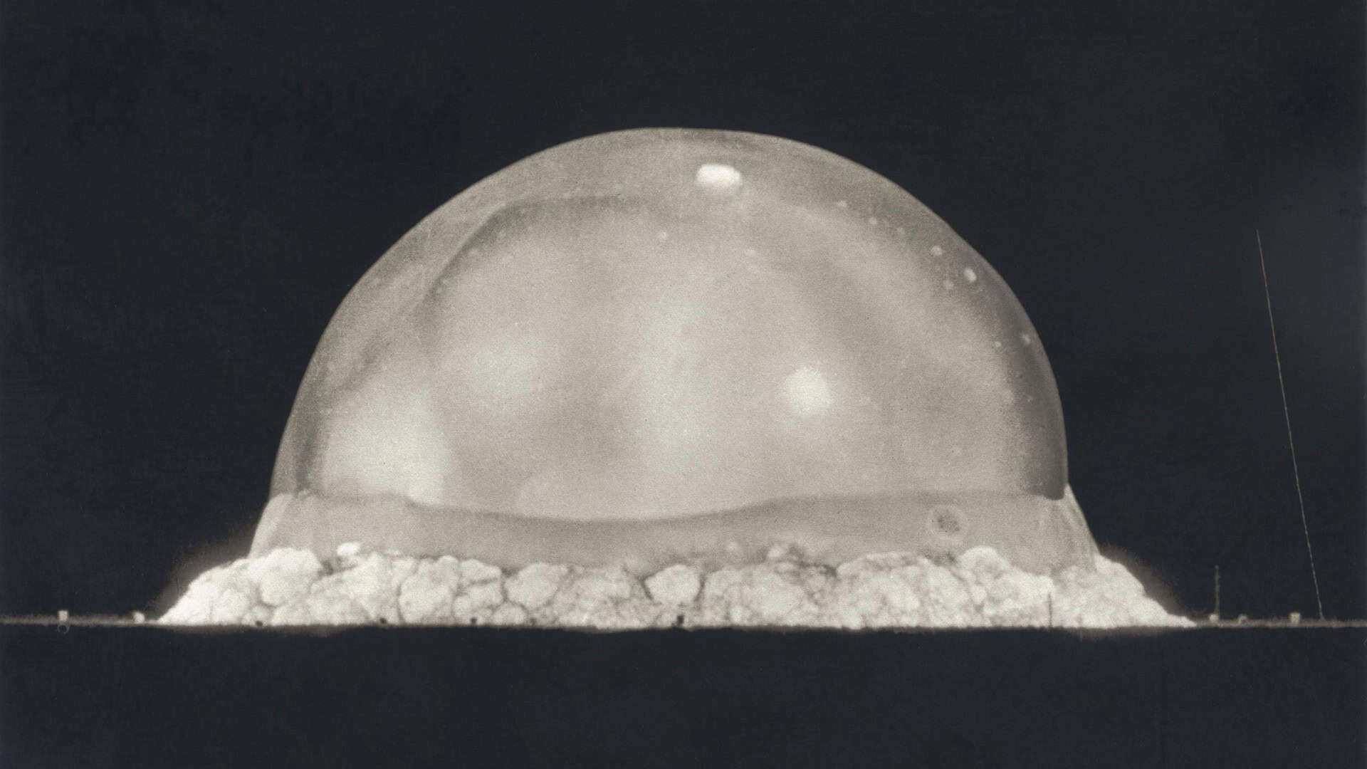 Explosão nuclear do Teste Trinity