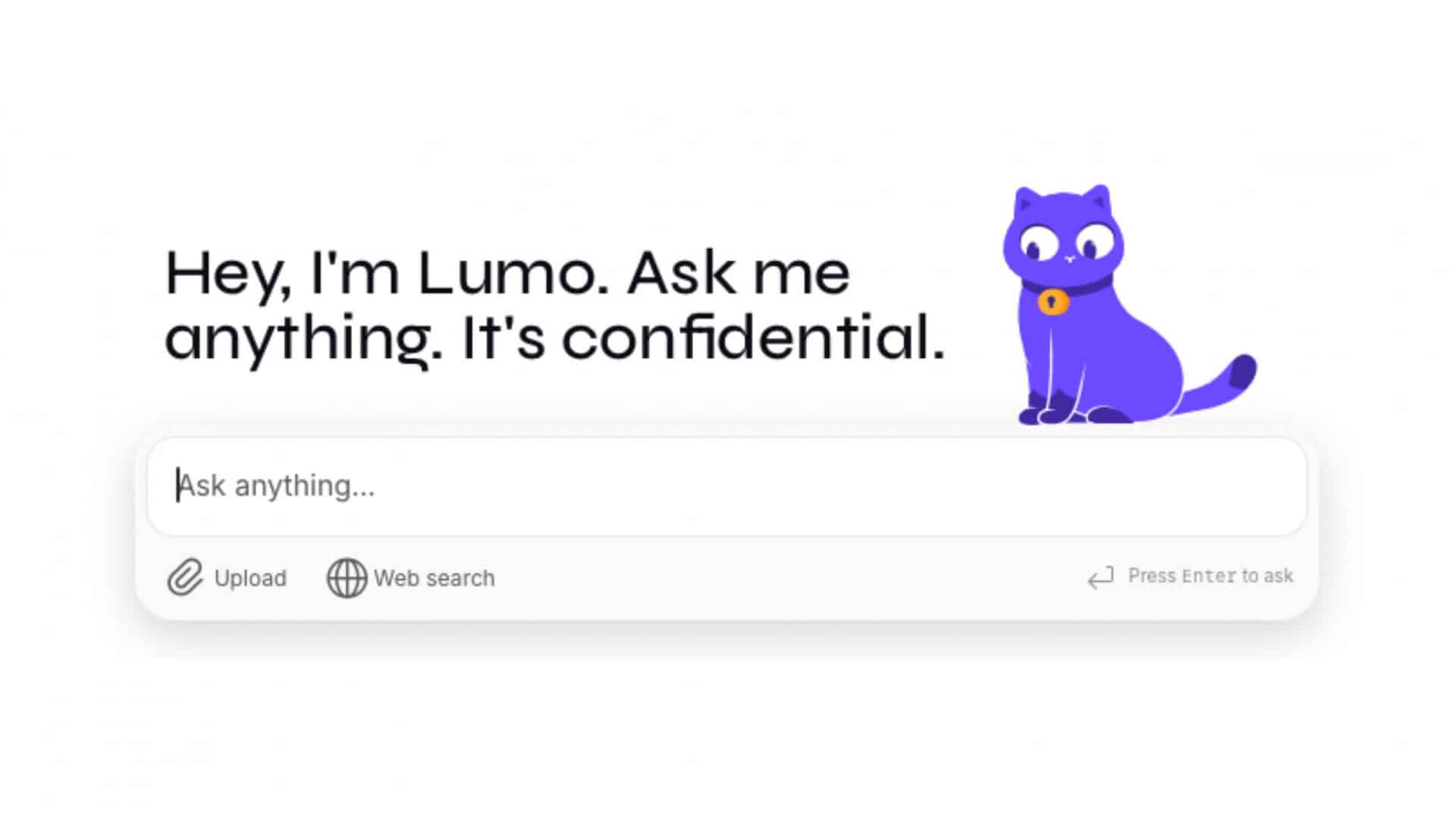 Captura de tela mostrando janela de conversa com o Lumo, novo assistente de inteligência artificial da Proton
