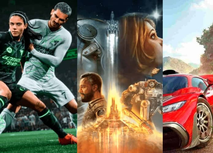 Alguns dos games listados para você jogar na TV ou nuvem