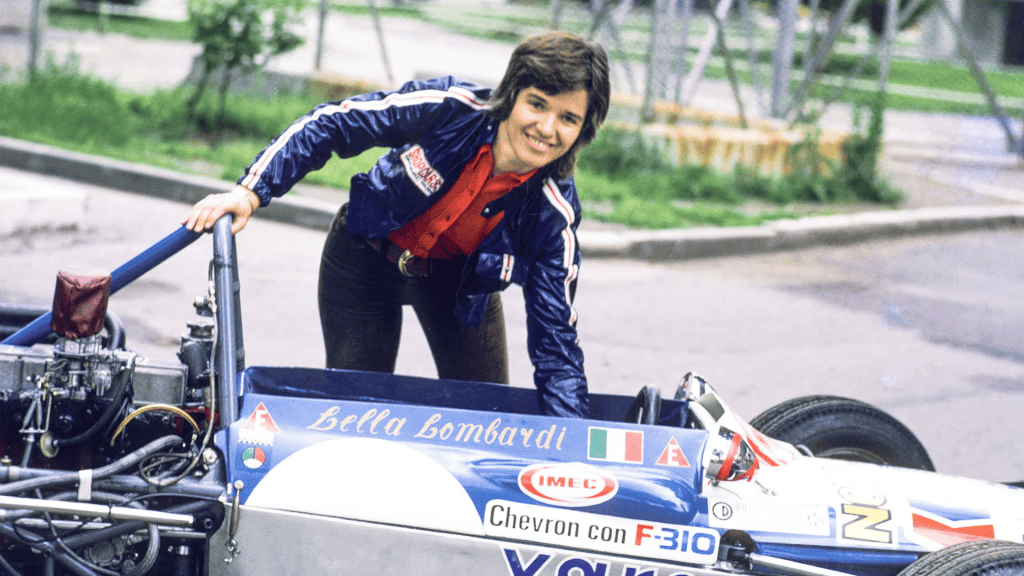 Lella Lombardi no início de sua carreira 